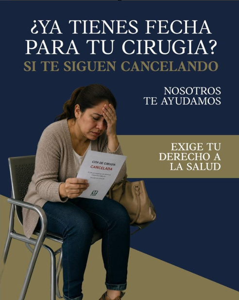 Imagen sobre cirugía cancelada